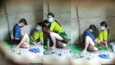 ထမီလှန်ပြီး ရှယ်ပြန်ဆောင့် (ချောင်းရိုက်)