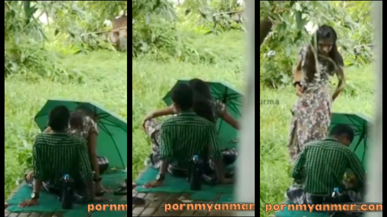 တောထဲမှာမြင်းစီးနေတဲ့ ရွာသူလေး မြန်မာအောကား (ချောင်းရိုက်)